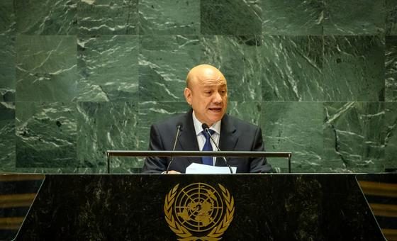 Exert more pressure to dry up funding for Houthi militias, Yemeni leader tells UN